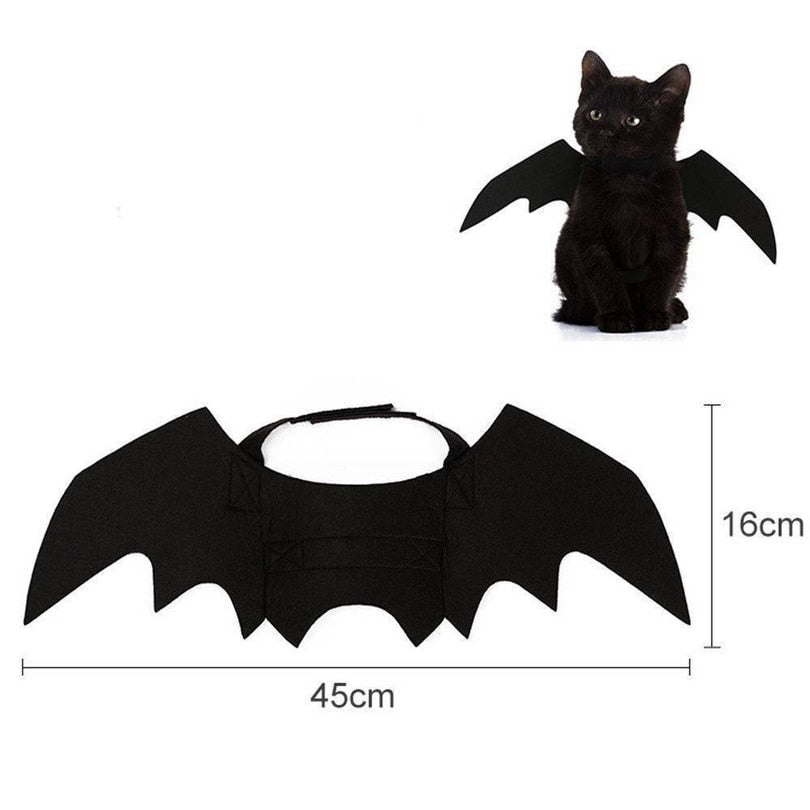 Bat Wing Cat Costume — Mysterious & Cool Halloween Pet Accessory